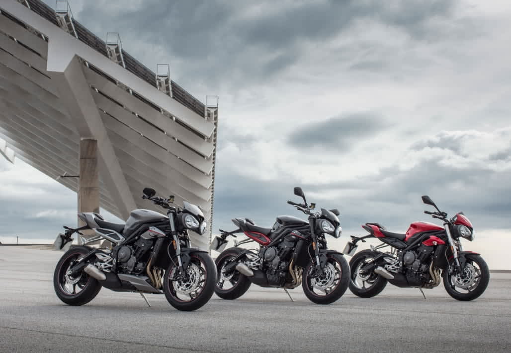 Street Triple family shot